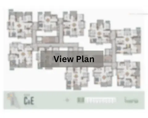 Floor plan layout for L&T Elara Celestia apartments
